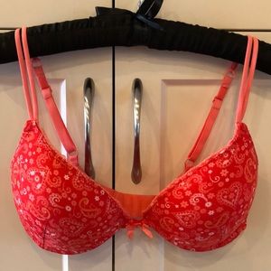 Heart and Paisley Bra